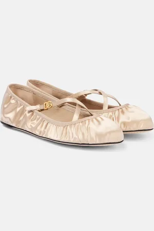 Dolce & Gabbana Vally satin ballet flats