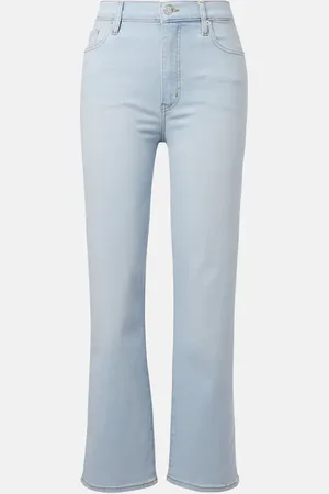 Frame Le Sleek high-rise straight jeans