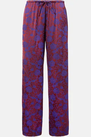 DRIES VAN NOTEN Jacquard straight pants