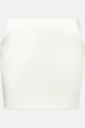 Ilkyaz Ozel Meringue satin miniskirt