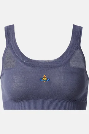 Vivienne Westwood Bea embroidered cotton tank top
