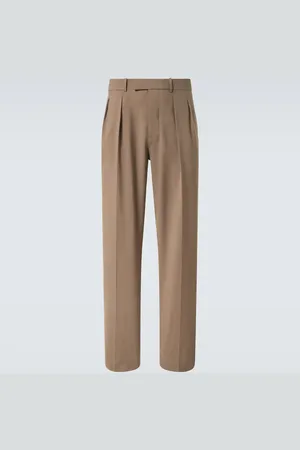 The Row Mikeno wool wide-leg pants