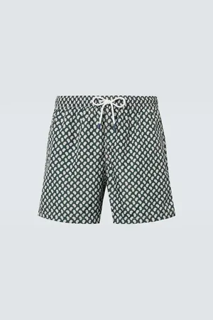 FEDELI Madeira paisley swim trunks