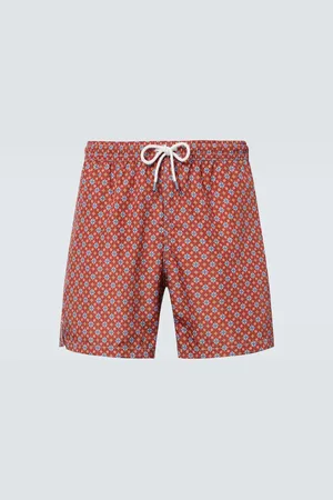 FEDELI Madeira floral swim trunks