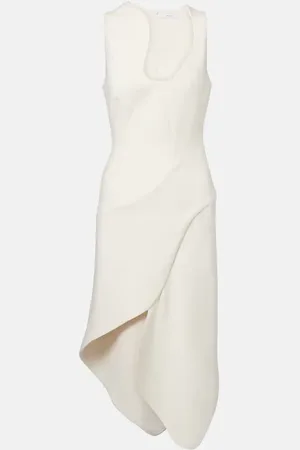 Salvatore Ferragamo Asymmetric midi dress