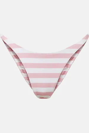 SAME 90s striped bikini bottoms