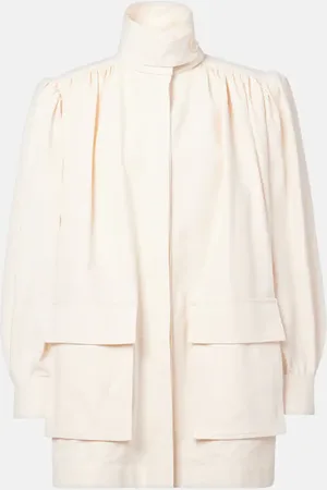 Chloé ChloÃ© Gathered cotton canvas jacket