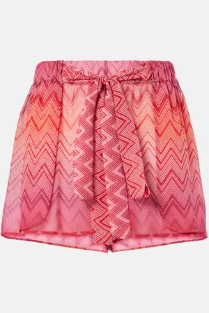 Missoni Zigzag printed silk shorts