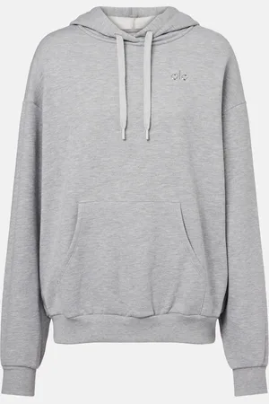 alo Accolade cotton-blend terry hoodie