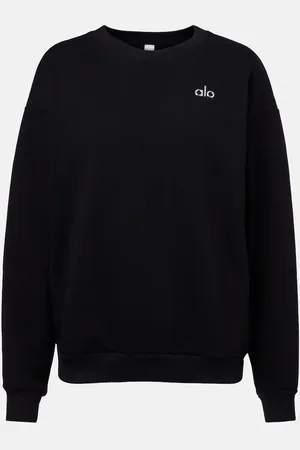 alo Accolade cotton-blend terry sweatshirt