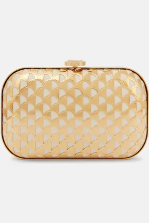 Bvlgari Calla -plated clutch
