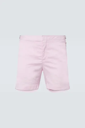 Orlebar Brown Bulldog seersucker swim trunks