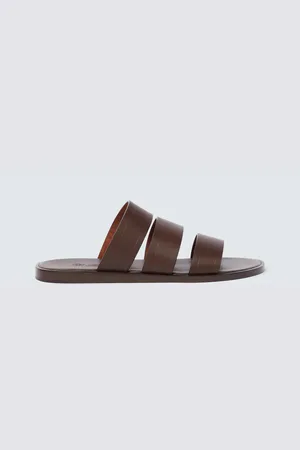 Loro Piana Naha leather slides