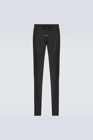 LARDINI Easy Wear wool-blend straight pants