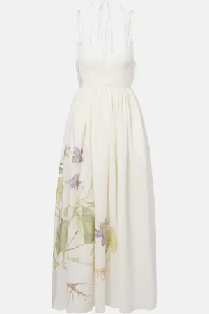 Erdem Floral linen maxi dress