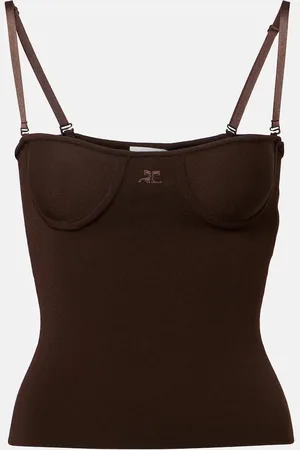 Courrèges CourrÃ¨ges Logo tank top