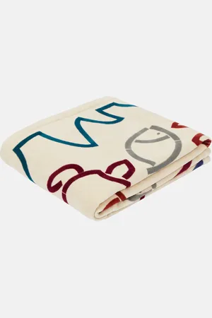 Loro Piana Fish and Turtle cotton terry beach towel