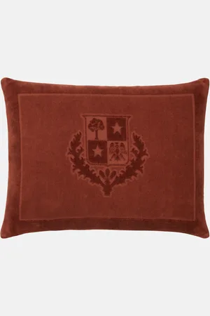 Loro Piana Crest cotton velour and terry cushion
