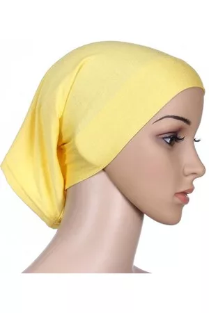 Newchic Women Hijabs - Women Mercerized Cotton Solid Scarf Breathable Muslim Hijab Islamic Scarf Muslim Headscarf