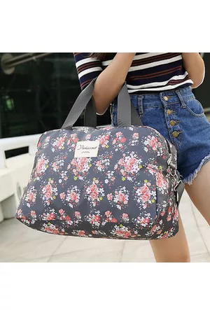 Newchic Women Floral Luggage Bag Travel Must-have Storage Bag