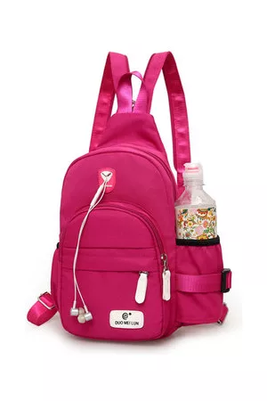 Newchic Women Rucksacks - Casual Nylon Lightweight Outdoor Travel Chest Bag Shoulder Bag Backpack For Women