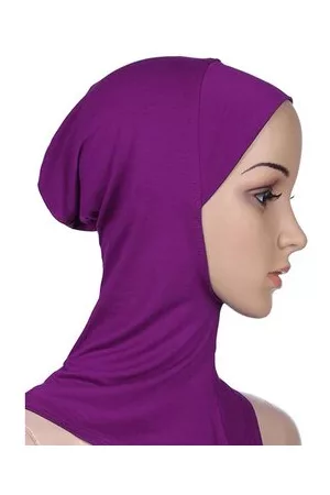Newchic Women Modal Cotton Solid Breathable Muslim Hijab Islamic Scarf Muslim Headscarf