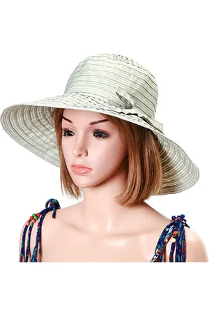 Womens Sun Straw Hat Summer UV Protection Mixed Color Travel Foldable Brim Bucket  Hat Vintage Cloche Beach Fishing Cap - China Straw Hat and Beach Hat price