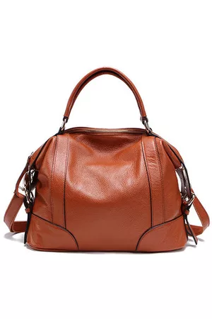 Newchic Genuine Leather Vintage Bucket Bag Handbag