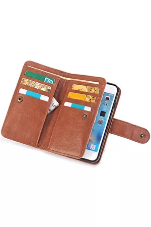 Newchic PU Leather 9 Card Slots Casual iPhone7/7Plus/6/6Plus/S7/S7 EDGE Phone Case Wallet Card Pack For Men
