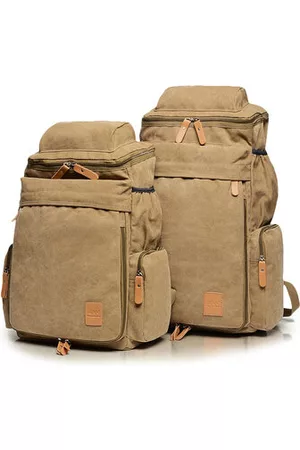 Newchic Men Canvas Casual Shoulder Bag Outdoor Travel Sports Backpack