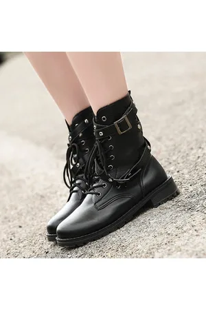 New chic soft hot sale leather boots