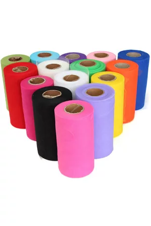 Newchic Tulle Fabric Roll Spool Bow Wedding Craft Party Decor