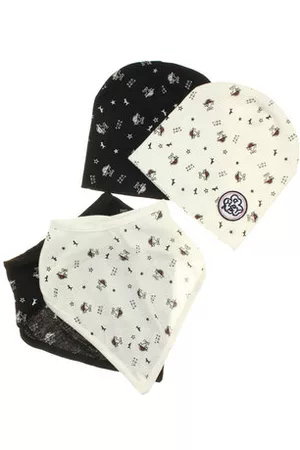 Newchic Baby Kid Saliva Towel Toddler Bandana Triangle Head Scarf Boy Girl Bibs+Hat Set
