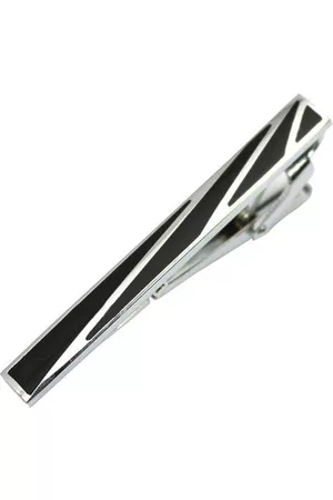 Newchic Men's Silver Tone Men Metal Necktie Tie Bar Clasp Clip Clamp Pin