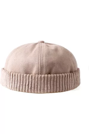 Newchic Retro Rolled Cuff Brimless Hat Skullcap