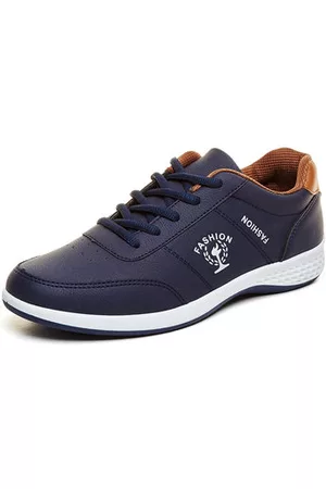 Newchic Men Leather British Style Lace Up Casual Shoes