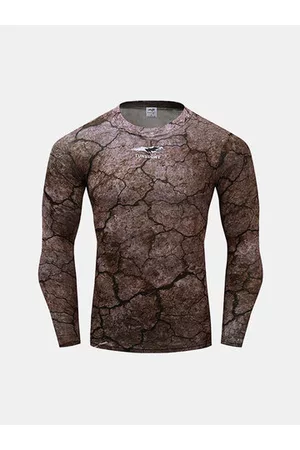 Newchic 3D Printing PRO Skinny Sport T-shirt