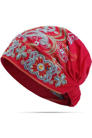 Newchic Embroidery Ethnic Cotton Beanie Hat