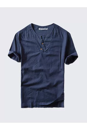 Newchic Vintage Cotton Linen Casual T shirt
