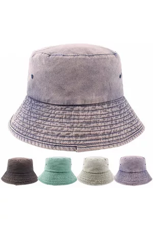 Newchic Washed Foldable Summer Bucket Cap