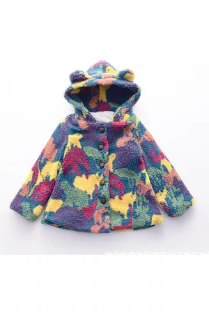 Newchic Kids Girl Colorful Cotton Coat
