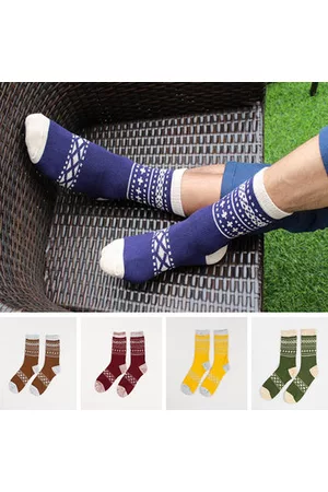Newchic Cotton Ethnic Style Middle Tube Socks