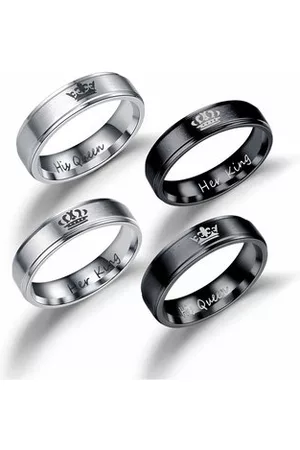 Newchic Her King His Queen Lovers Ring