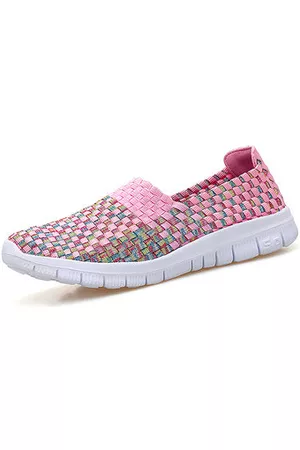 Newchic Breathable Woven Colorful Casual Shoes