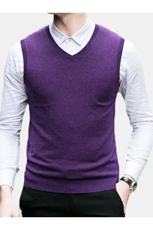 Newchic 100% Woolen Sleeveless Casual Sweater