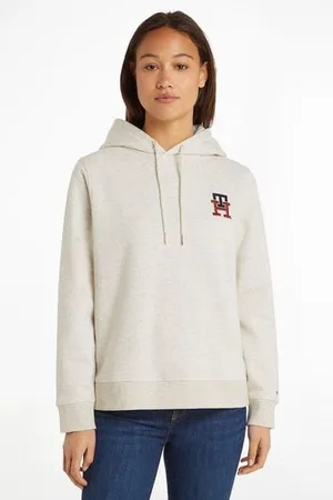 Tommy Hilfiger Embossed monogram-pattern Hoodie - Farfetch