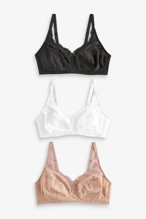 Lace Total Support DD+ Non-wire Bras 2 Pack