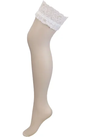 Tights and Stockings & Lingerie in the color White for women : opaque,  floral & colors - prices in dubai