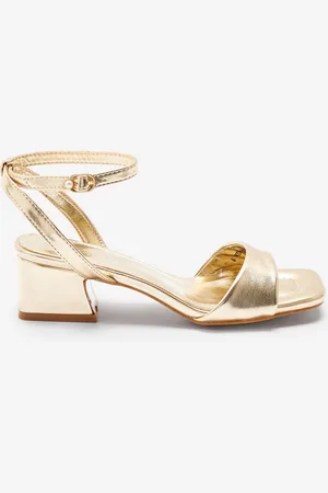 Gold low sales heels