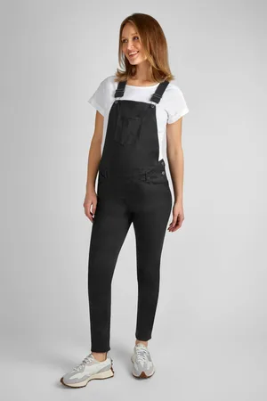 Black cotton deals dungarees womens